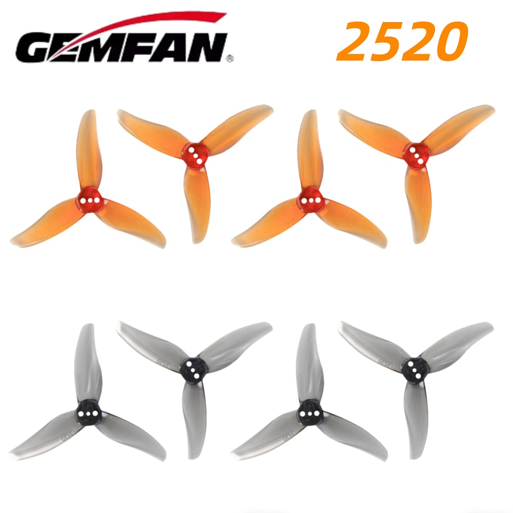 Drone Gimbal Controller - 4쌍 Gemfan 허리케인 2520 2.5X2X3 3블레이드