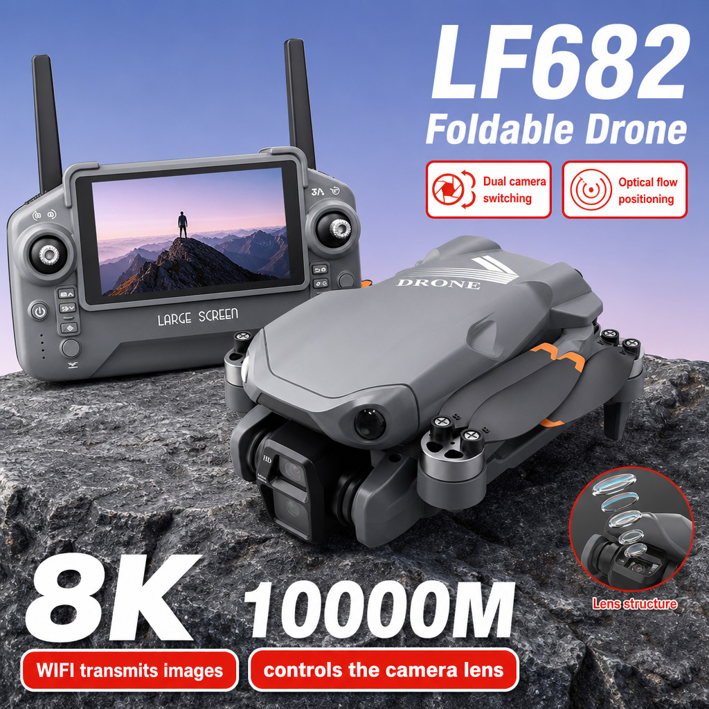 항공 사진 촬영 LF682 드론 8K HD 듀얼 카메라 - Drone Gimbal Brushless 리뷰 및 가격