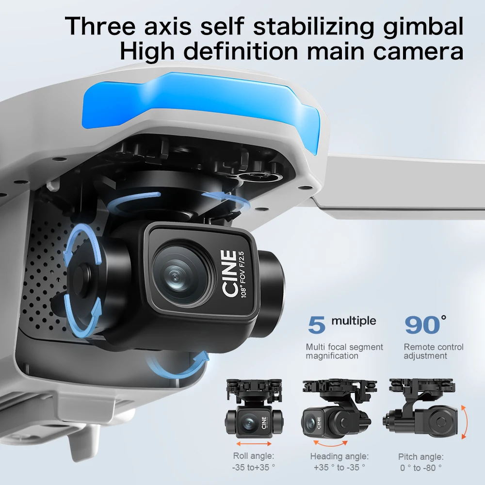 레노버 S-X1 MAX GPS 드론 3축 짐벌 8K 카 - Drone Gimbal 3 Axis 리뷰 및 가격